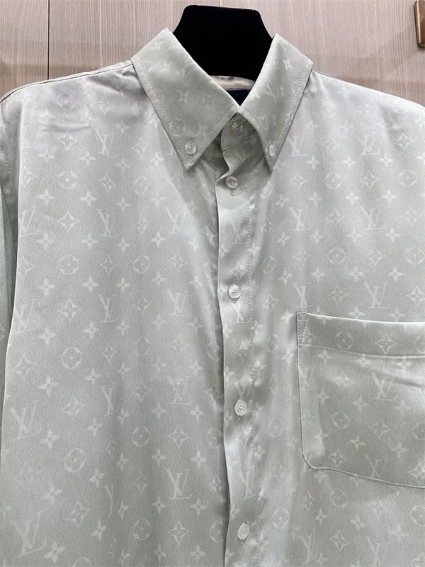 2024fw Louis Vuitton Real Silk Shirt - Replica Louis Vuitton