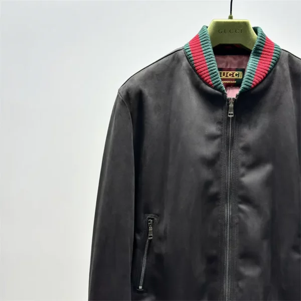 2024 Gucci Real Leather Jacket - Gucci replica