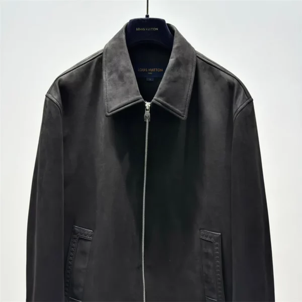 2024fw Louis Vuitton Leather Jacket - Replica jacket