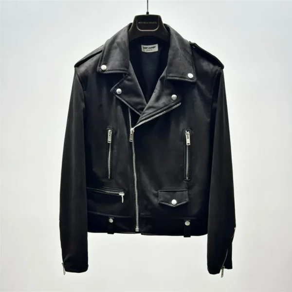 2024fw Saint Laurent Leather Jacket - Replica jacket