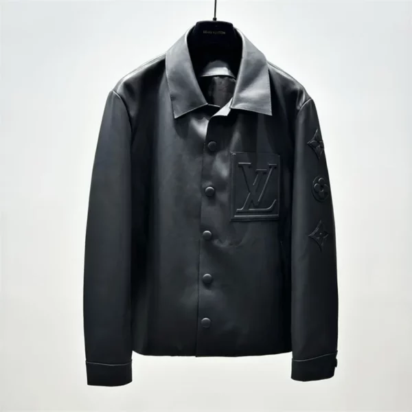 2024fw Louis Vuitton Real Leather Jacket - Replica Louis Vuitton