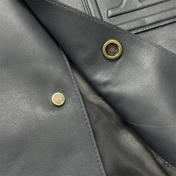 2024fw Louis Vuitton Real Leather Jacket - Replica Louis Vuitton