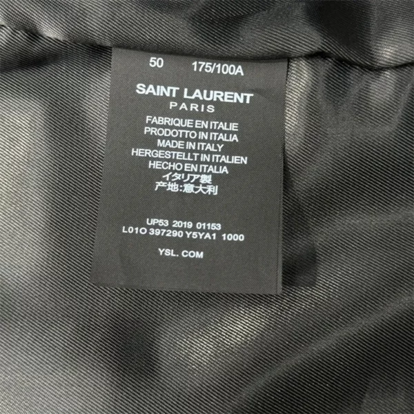 2024fw Saint Laurent Leather Jacket - Replica jacket