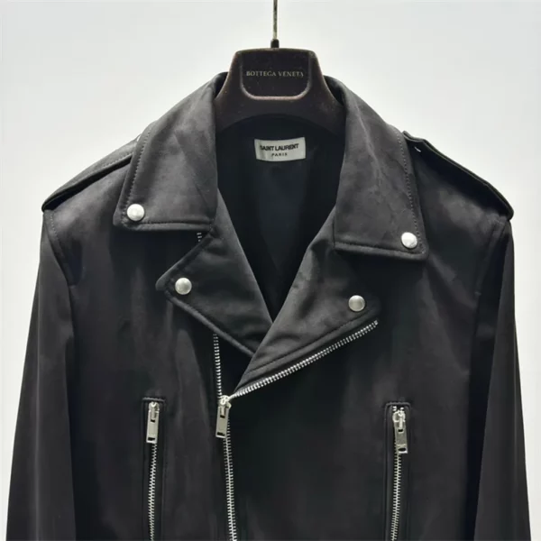 2024fw Saint Laurent Leather Jacket - Replica jacket