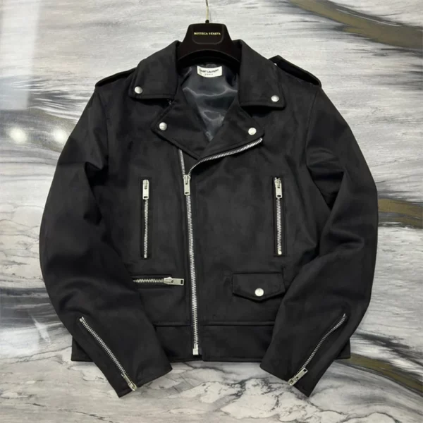 2024fw Saint Laurent Leather Jacket - Replica jacket