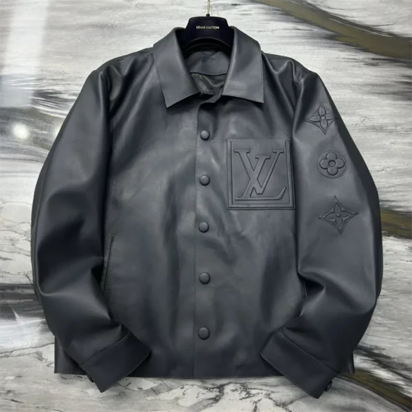 2024fw Louis Vuitton Real Leather Jacket - Replica Louis Vuitton