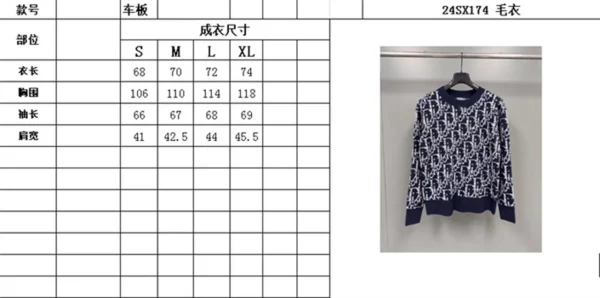 2024fw Dior Sweater - Replica hoodie