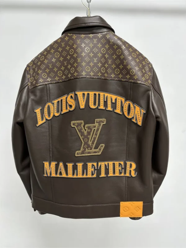 2024fw Louis Vuitton Leather Jacket - Replica Louis Vuitton