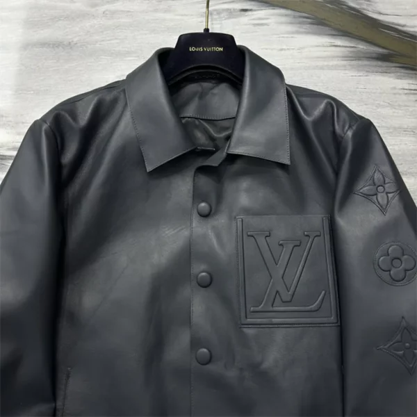 2024fw Louis Vuitton Real Leather Jacket - Replica Louis Vuitton