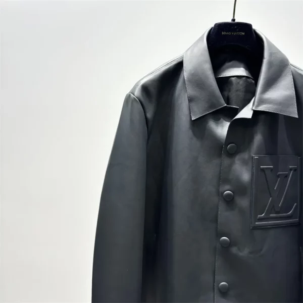 2024fw Louis Vuitton Real Leather Jacket - Replica Louis Vuitton