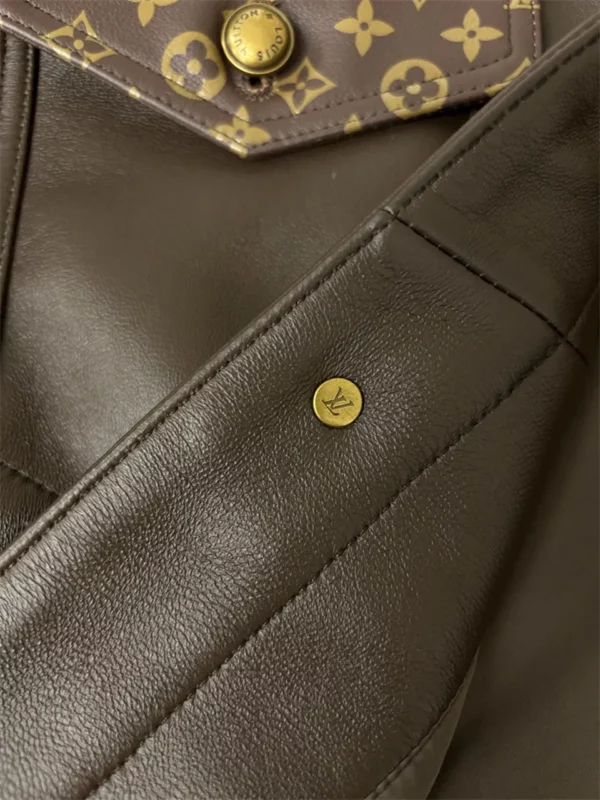 2024fw Louis Vuitton Leather Jacket - Replica Louis Vuitton