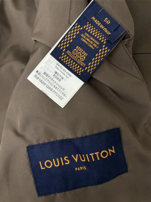 2024fw Louis Vuitton Leather Jacket - Replica Louis Vuitton