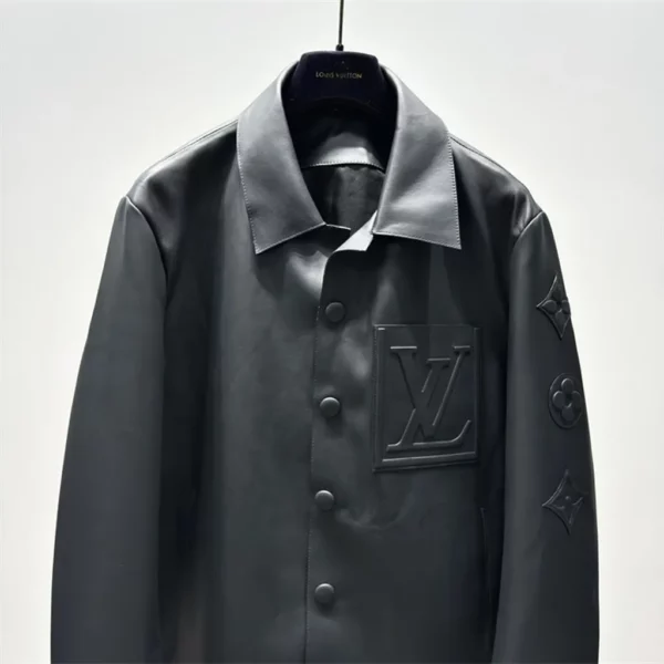 2024fw Louis Vuitton Real Leather Jacket - Replica Louis Vuitton