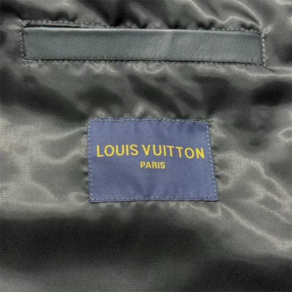 2024fw Louis Vuitton Real Leather Jacket - Replica Louis Vuitton