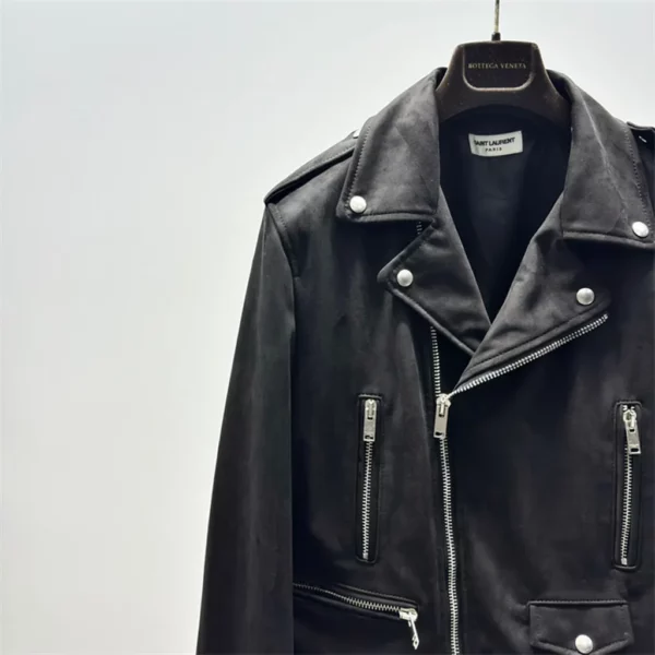 2024fw Saint Laurent Leather Jacket - Replica jacket