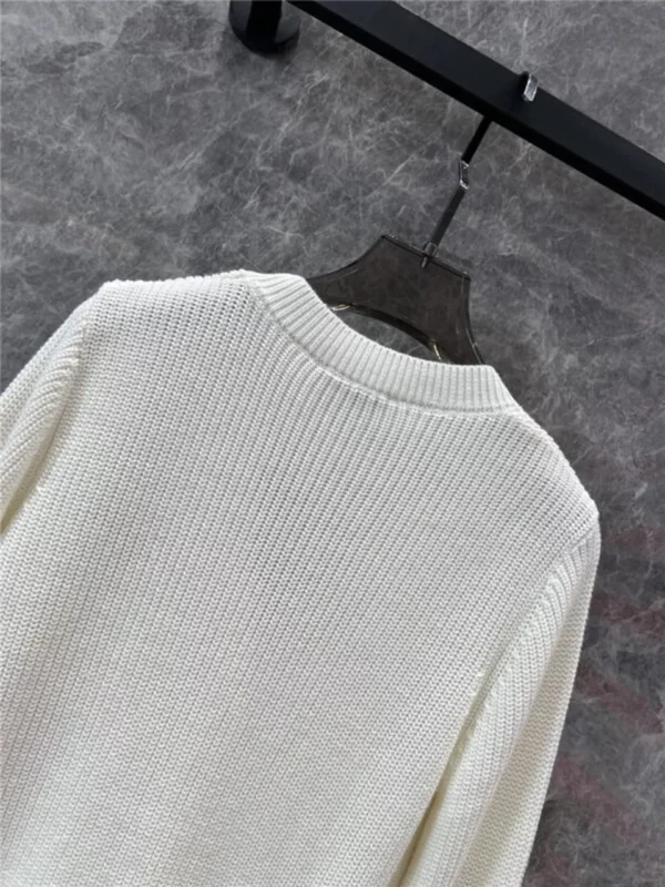 prada v neck knitted cardigan