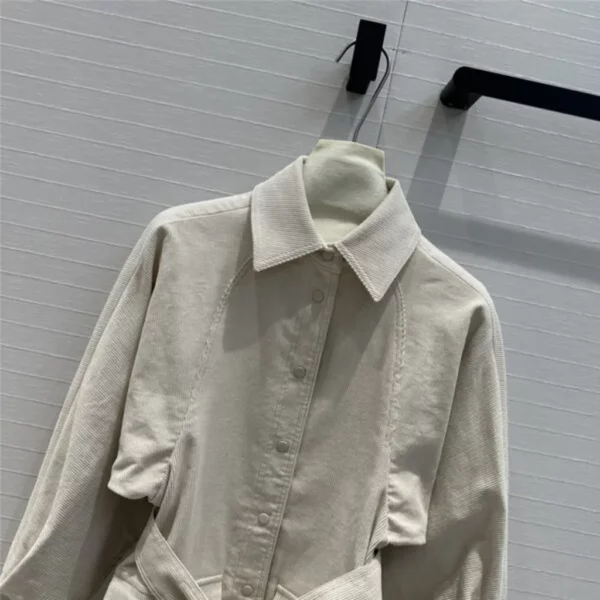 MaxMara corduroy lace up shirt