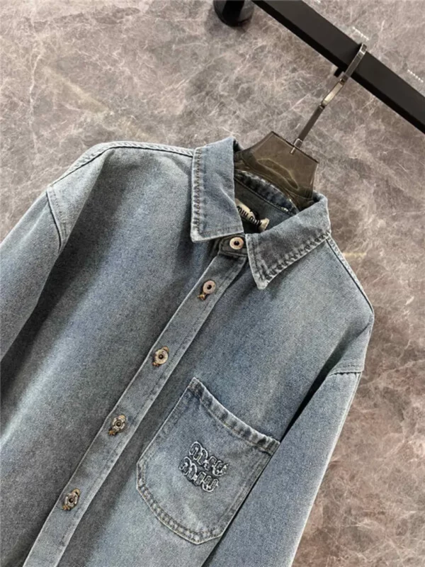 miumiu short denim jacket