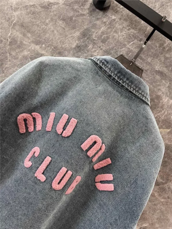 miumiu short denim jacket