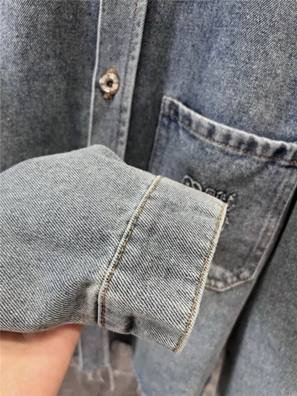 miumiu short denim jacket