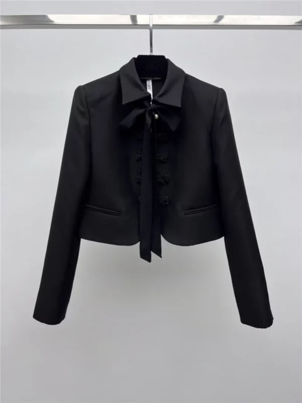 dior bow button suit jacket - Replica Dior