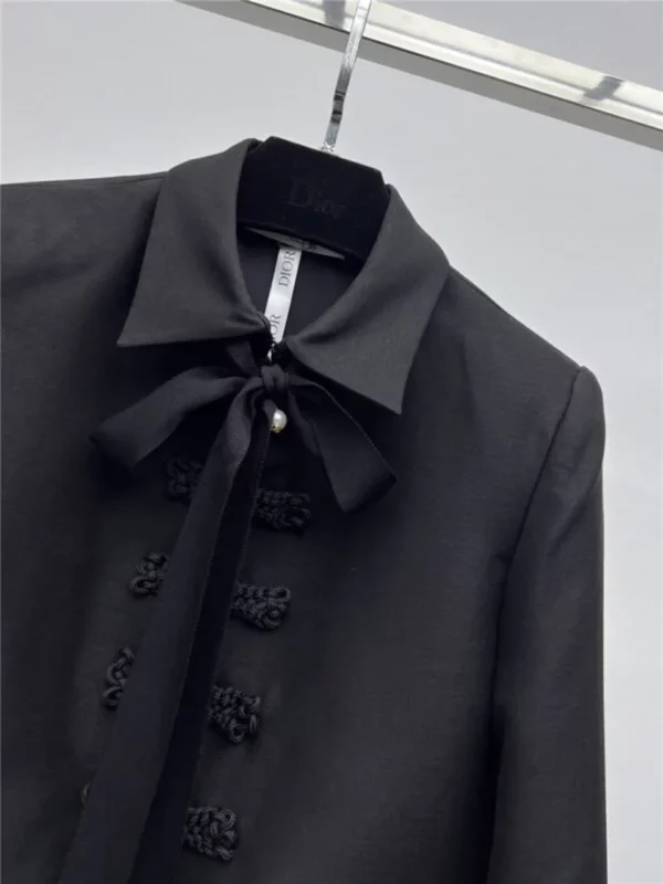 dior bow button suit jacket - Replica Dior