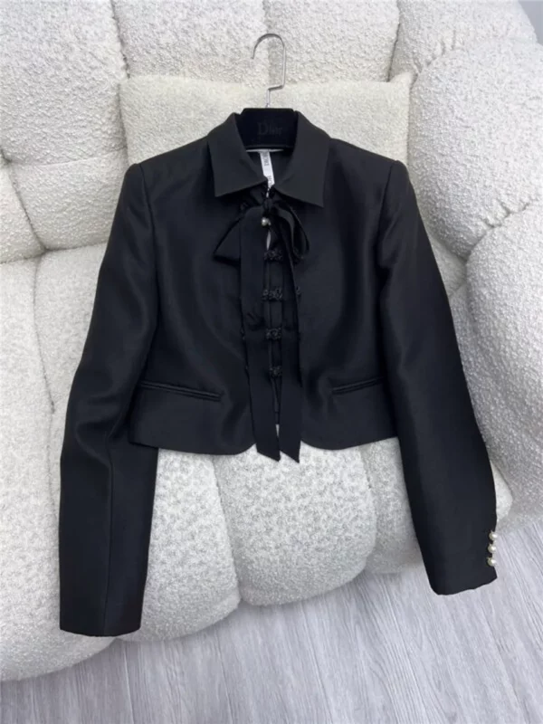 dior bow button suit jacket - Replica Dior