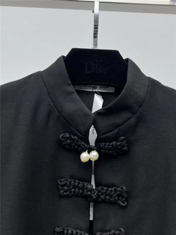 dior stand collar buttoned suit jacket - Replica Dior