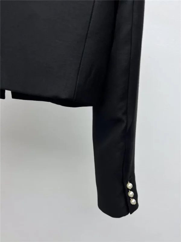 dior stand collar buttoned suit jacket - Replica Dior