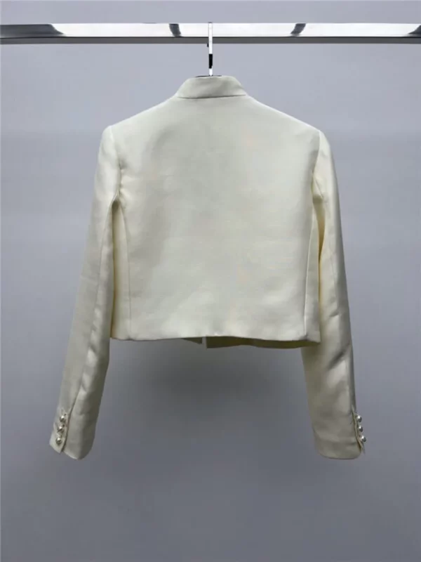 dior stand collar buttoned suit jacket - Replica Dior