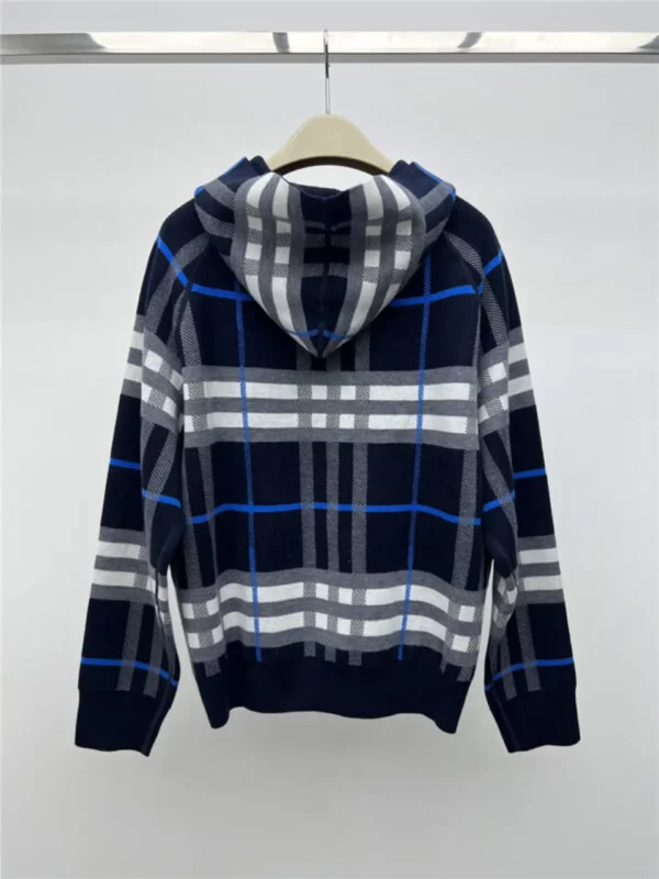 Burberry double faced wool knitted jacket