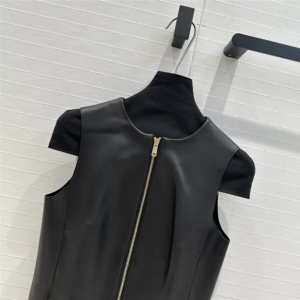 prada leather vest small jacket