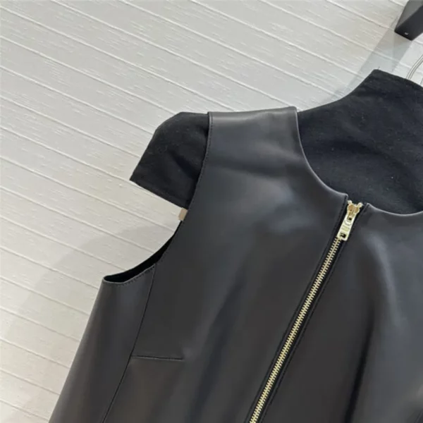 prada leather vest small jacket