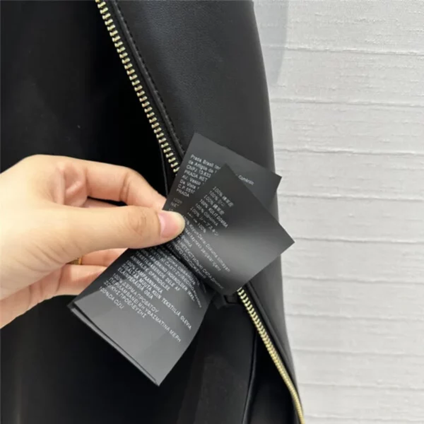 prada leather vest small jacket