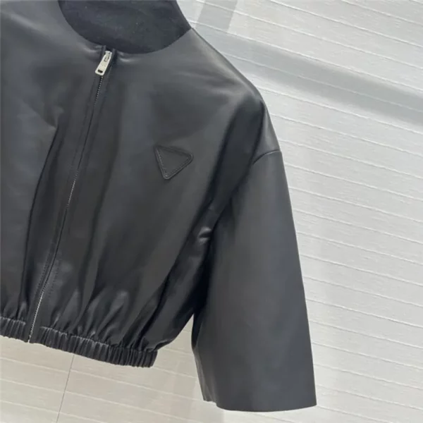 prada leather jacket