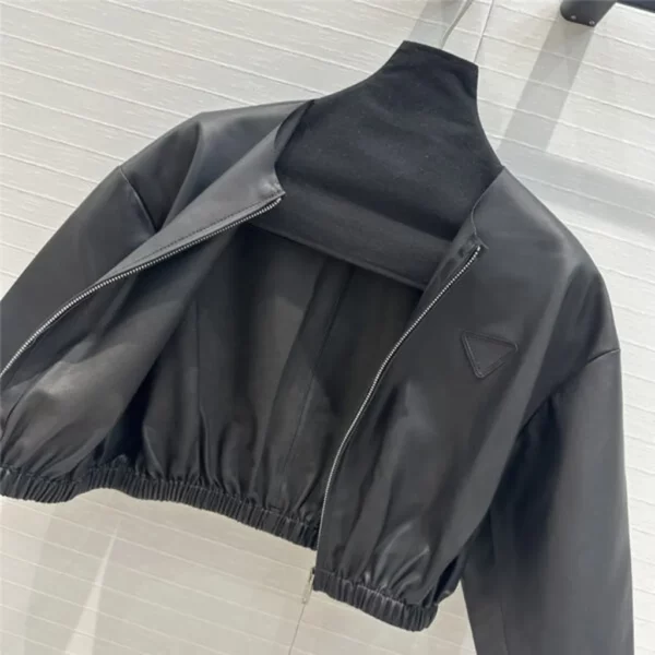 prada leather jacket