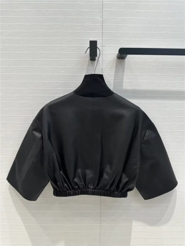 prada leather jacket