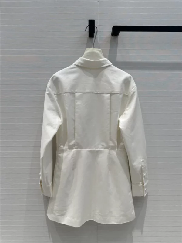 valentino white shirt dress