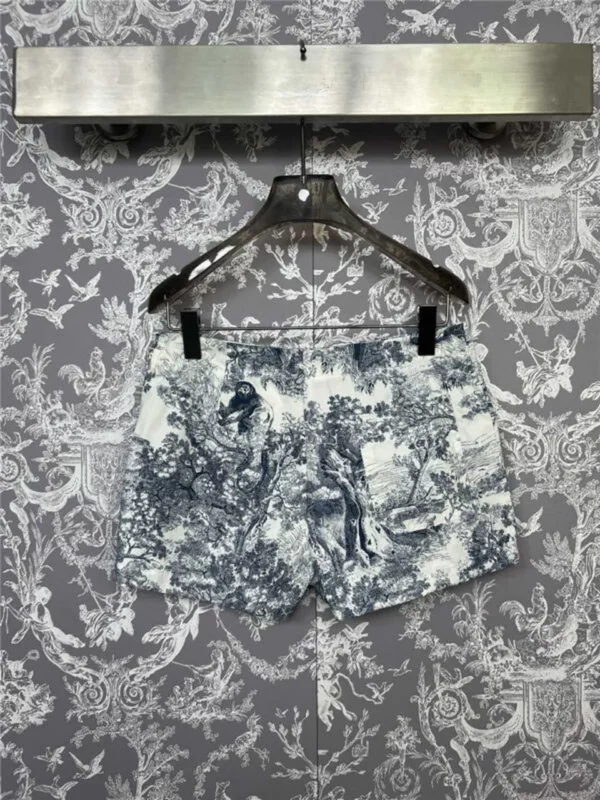 dior Jouy printed low waist shorts - Replica Dior