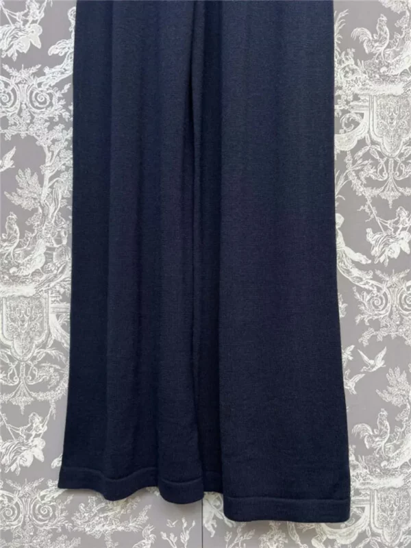 Brunello Cucinelli wool straight wide leg pants