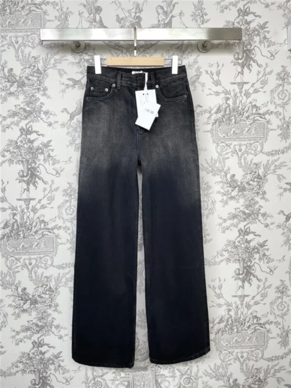 dior gradient denim straight pants - Replica Dior