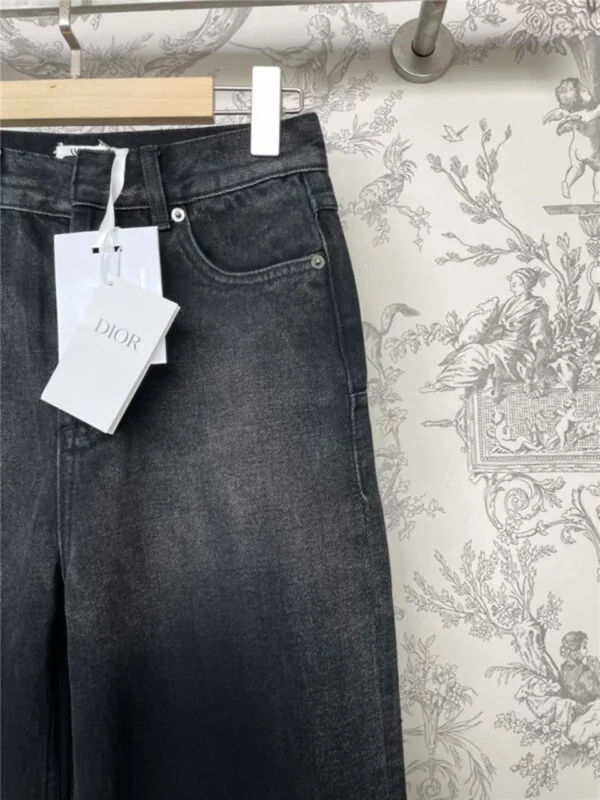 dior gradient denim straight pants - Replica Dior