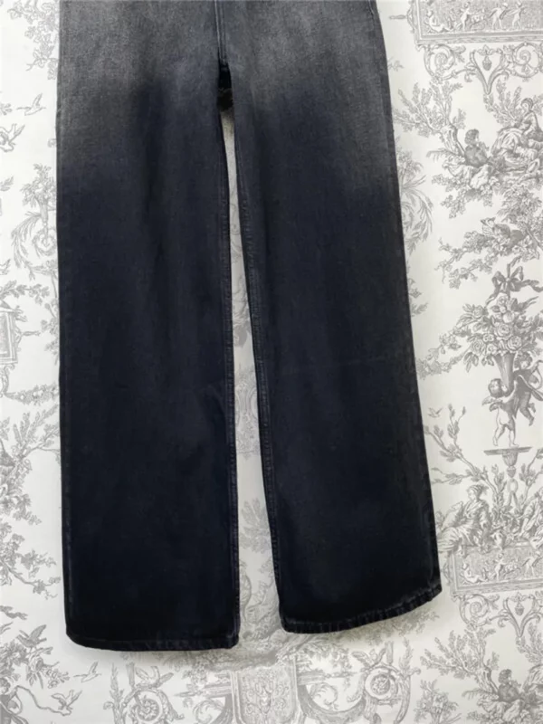 dior gradient denim straight pants - Replica Dior