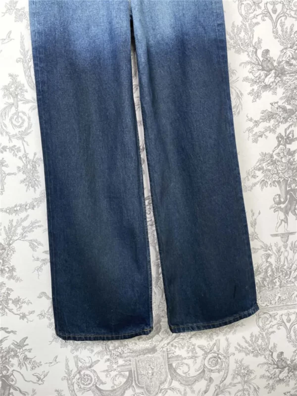 dior gradient denim straight pants - Replica Dior