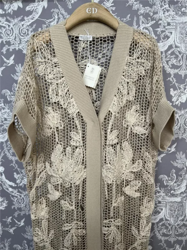 Brunello Cucinelli drop shoulder cardigan jacket