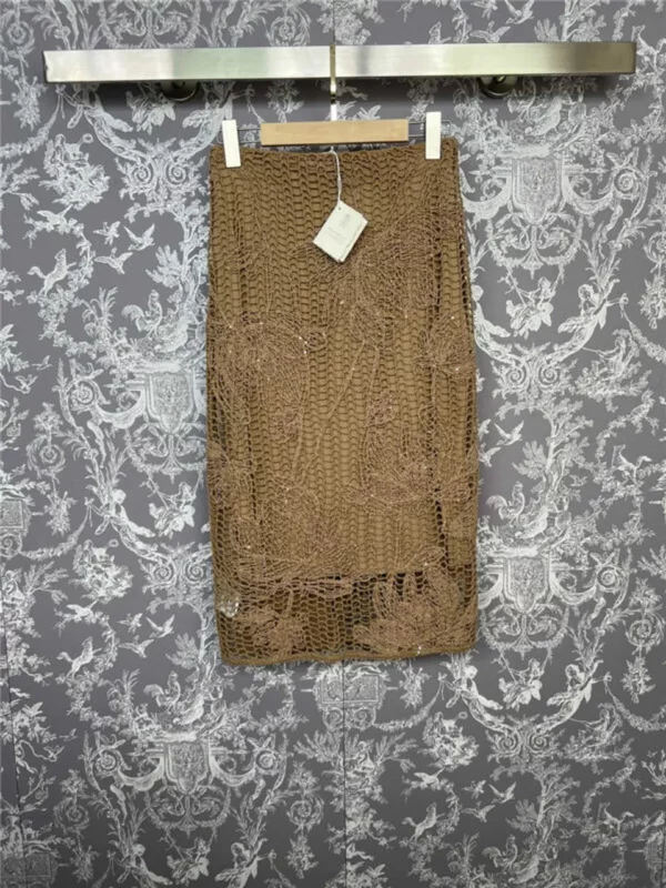 Brunello Cucinelli knitted skirt