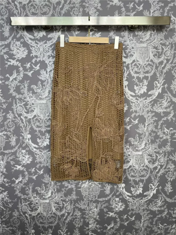 Brunello Cucinelli knitted skirt