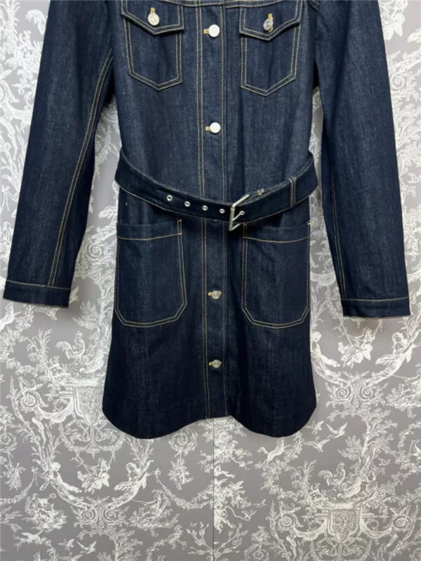 dior long sleeve denim dress - Replica Dior