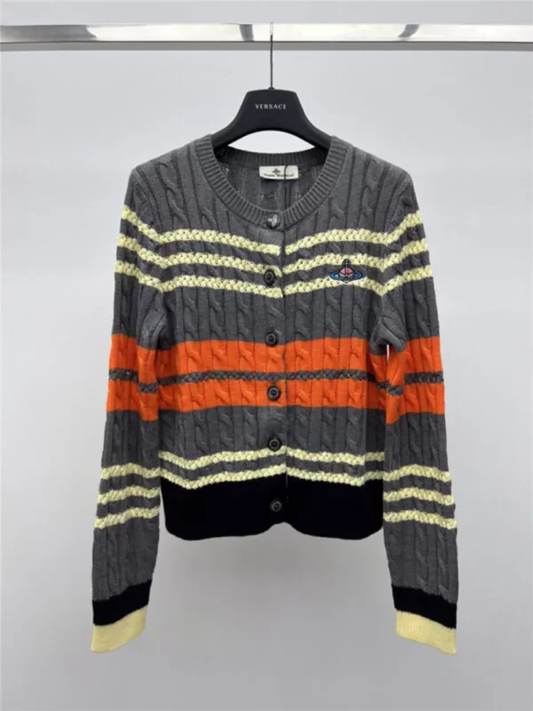 Vivienne Westwood cable knit cardigan