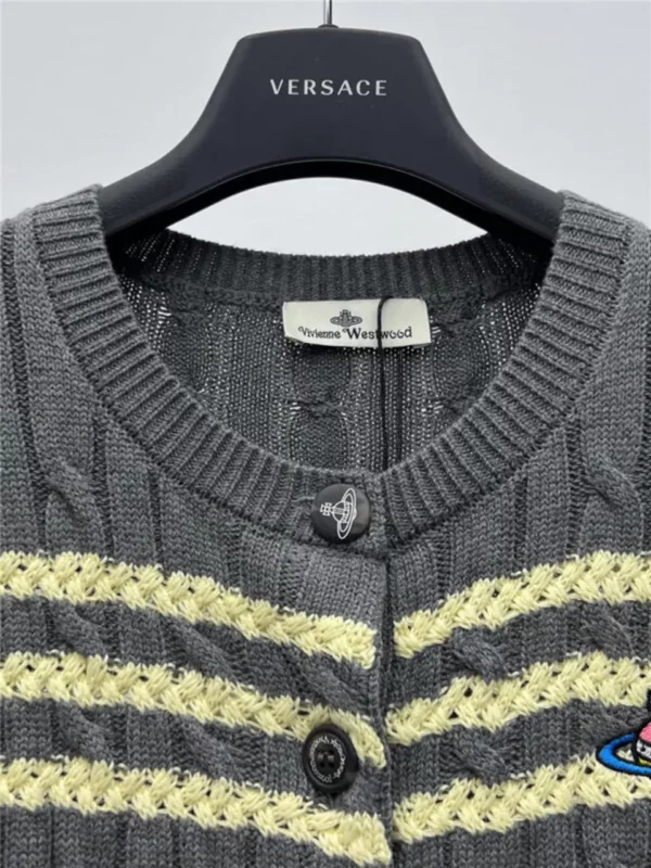 Vivienne Westwood cable knit cardigan